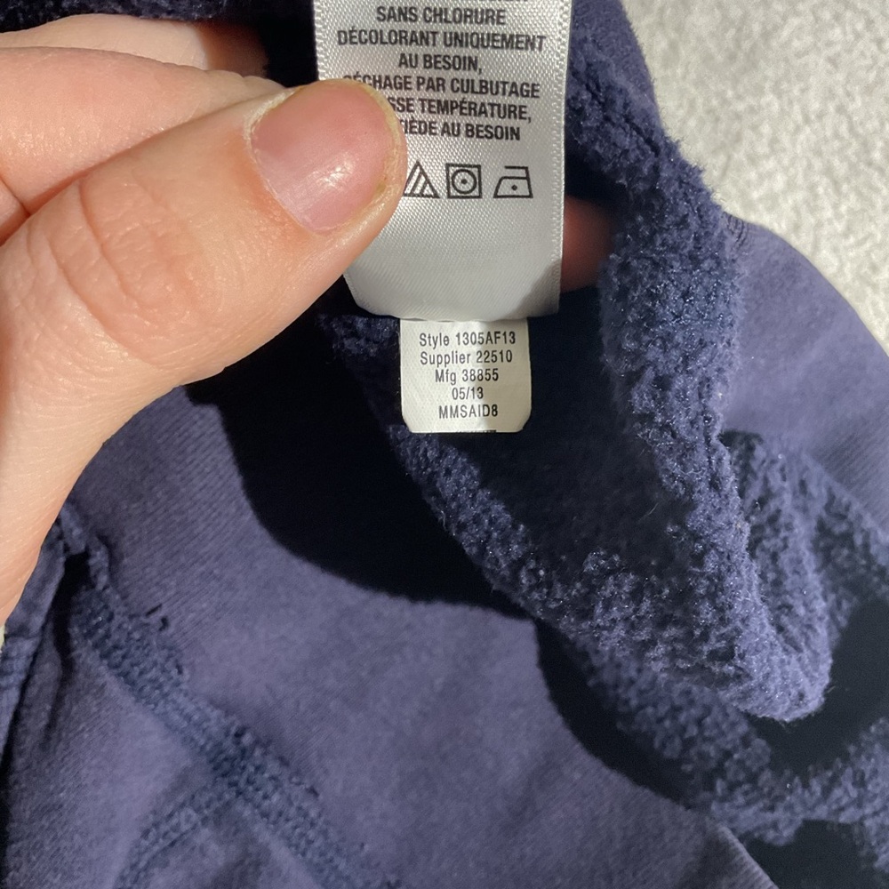 Y2K Aeropostale navy and Pink Zip-Up Hoodie - Picture 5 of 5